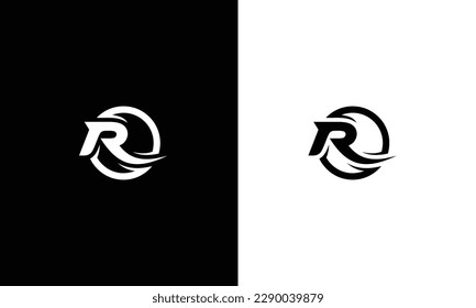 Logo-Design-Element für den Buchstaben R