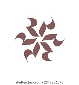 diseño de logotipo de letra r círculo