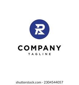 
Letter R and A circle logo vector template.eps