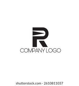 Letter R company logo symbol.