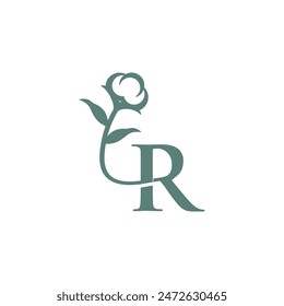 Letter R cotton logo icon vector template.eps
