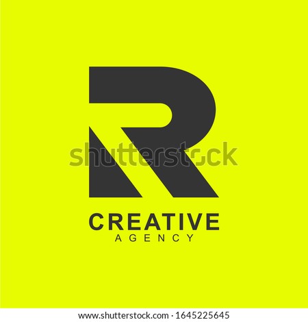 Letter R Creative Logo Symbol