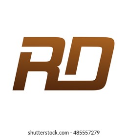 letter r d logo