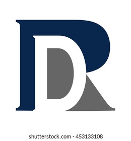 letter R and D logo vector.