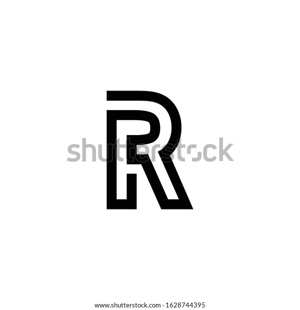 Letter R Design Logo Icon Stock Vector (Royalty Free) 1628744395