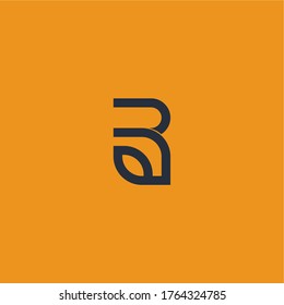 letter r design logo vector icon