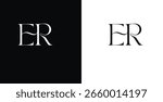 letter R letter E logo concept vector icon