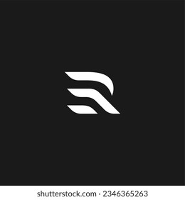 letter R letter E logo concept vector icon