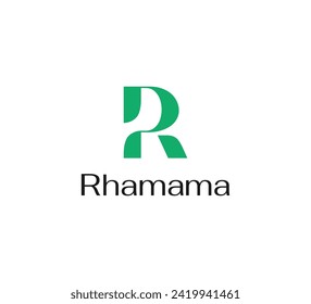 Letter R elegant logo simple elegant