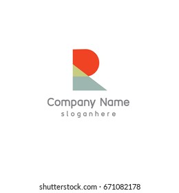 Letter R element logo design