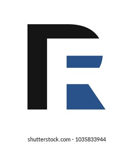 Letter R And F Vector Logo