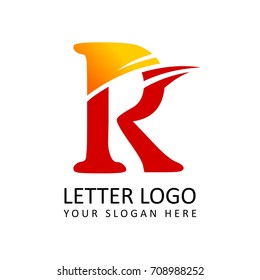 Letter R Flash Logo