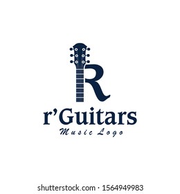 Letter R Guitars Logo Icon Stock Vector (Royalty Free) 1564949983 ...