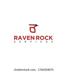 Logo für Buchstaben und Falken-Design, Vektorsymbol