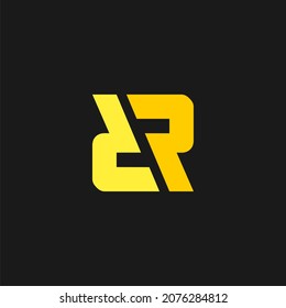 Letter R icon design logo element template