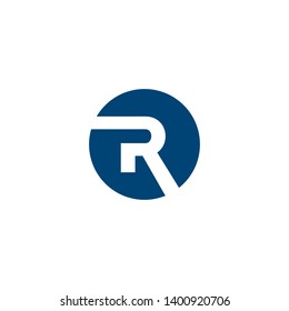 letter R icon logo design concept