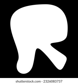 letter R icon logo design 