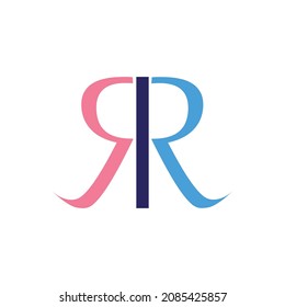 Letter R icon logo vector design
