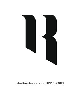 letter R icon on white background