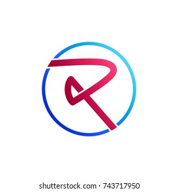 Letter R Initial Logo