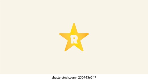 
Letter R initial logo concept inside star symbol or stamp.
can be used as a product icon, various business and artistic activities,

very simple, modern and straight to the point