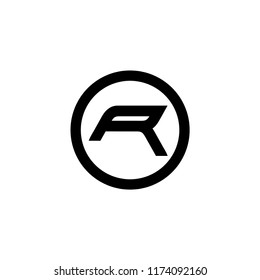 Letter R Initial Logo Design Template Vector Illustration