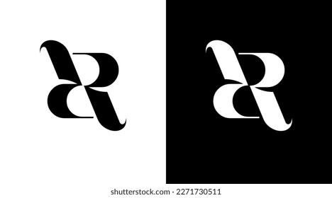 Monogramm-Symbol-Design-Konzept für Buchstaben oder Logo