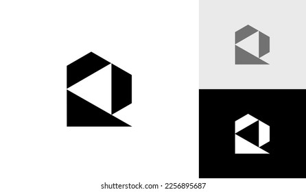 Letter R or initial R monogram logo design vector