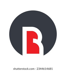 Letter r inside the circle