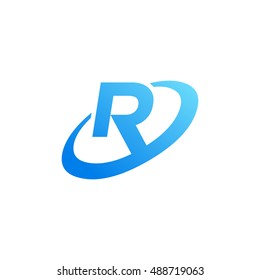 Letter R inside circle