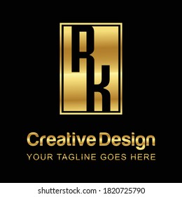 Letter R and K Logo Template Design Vector Illustration