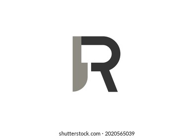 letter r knife logo vector