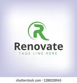 Letter R logo