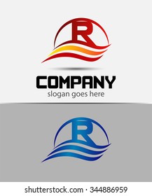 Letter R logo
