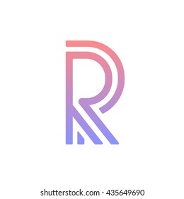 Letter R logo
