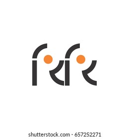 letter r and r logo