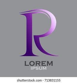 Letter R logo