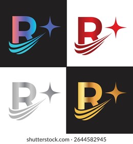 Letter R logo, R logo, AI logo set, modern and minimal design, tech-inspired, colorful icons and symbols, suitable for artificial intelligence, innovation, branding, startups, and digital identity.