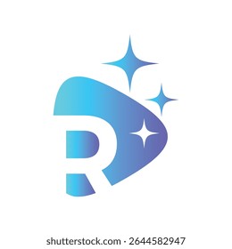 Letter R logo, R logo, AI logo set, modern and minimal design, tech-inspired, colorful icons and symbols, suitable for artificial intelligence, innovation, branding, startups, and digital identity.