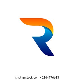 Letter R Logo can be use for icon, sign, logo and etc