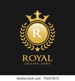 Letter R Logo - Classic Luxurious Style Logo Template
