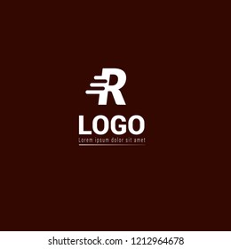 letter R logo concept