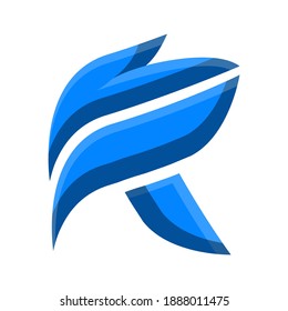 Letter R Logo Concept Perfect for your ecology theme