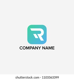 letter R logo design