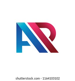 Letter A and R Logo design