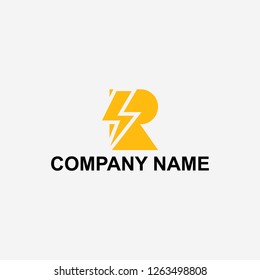 Letter R logo design