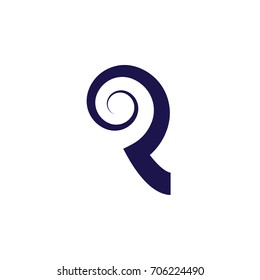 Letter R logo design
