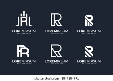 letter R logo design collection