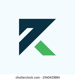 Letter R Logo design concept illustration