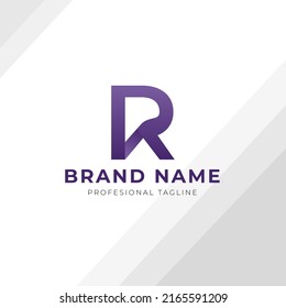 Letter R logo design concept